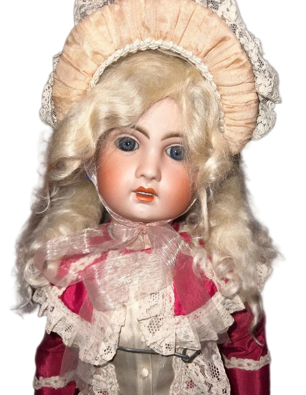 Exceptional French Bisque Bébé – Jumeau Diplôme d’Honneur Body – Head Marked 1907 / 11 – Original Coil