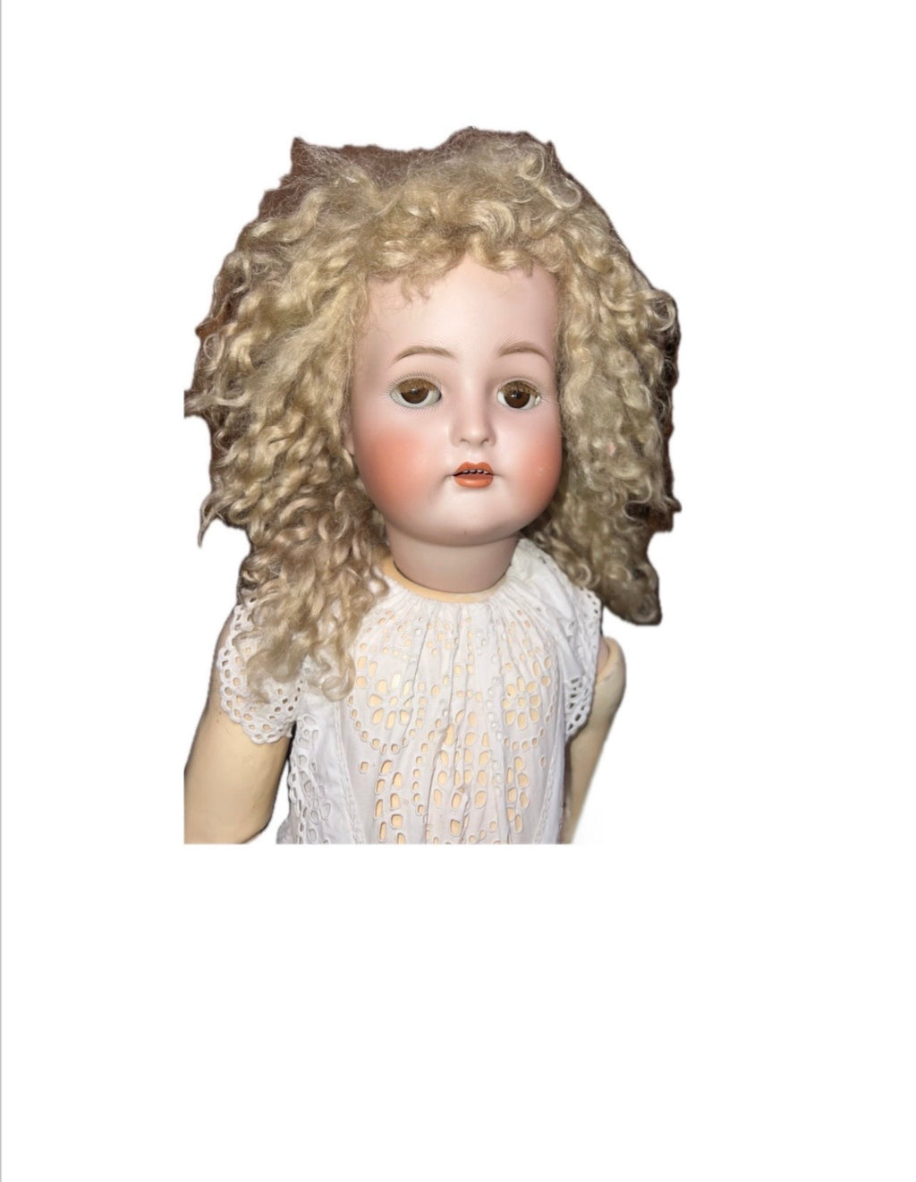 Authentische deutsche Biskuitpuppe – Heinrich Handwerck / Simon & Halbig – Antike 30 cm Bébé