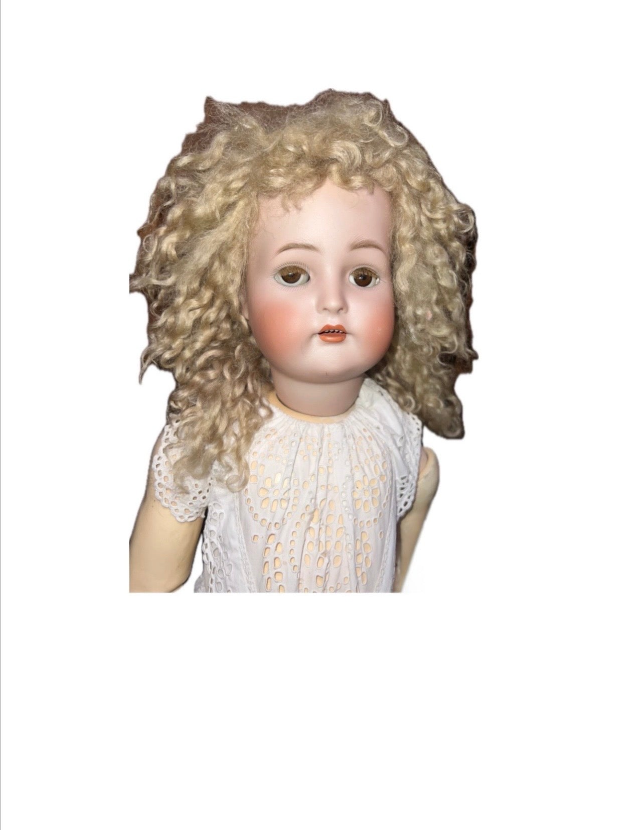 Authentische deutsche Biskuitpuppe – Heinrich Handwerck / Simon & Halbig – Antike 30 cm Bébé