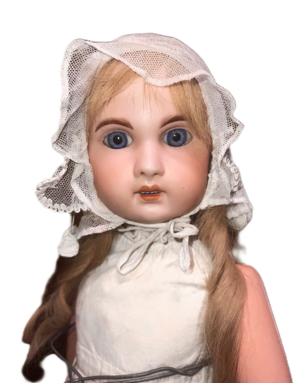 French Mechanical Automaton Doll – Jumeau / SFBJ – Roullet & Decamps Wind‑Up – Marked 1907 / 10