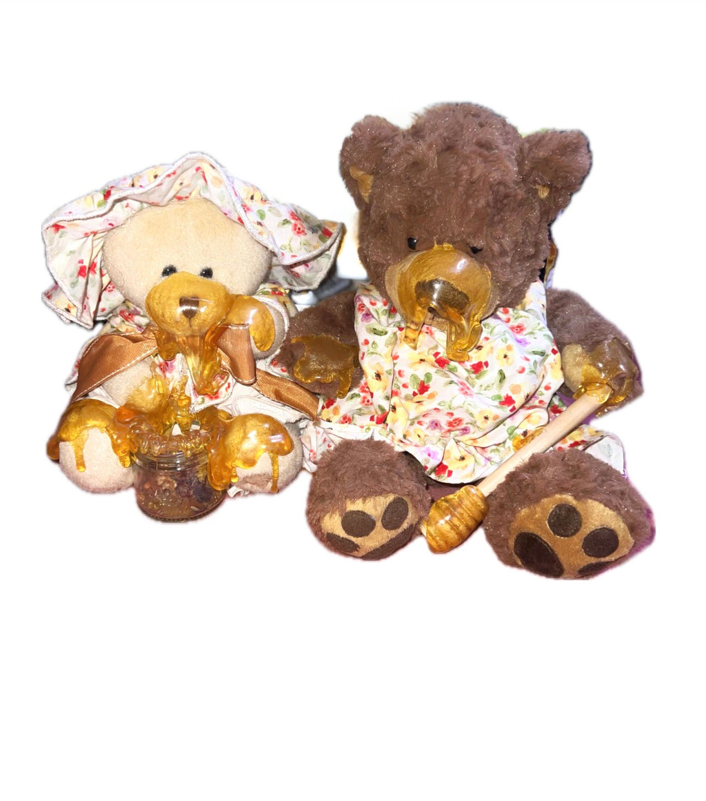 Award-Winning "Honey Bear" Artist Pair – OOAK Handmade in Maleny, QLD
