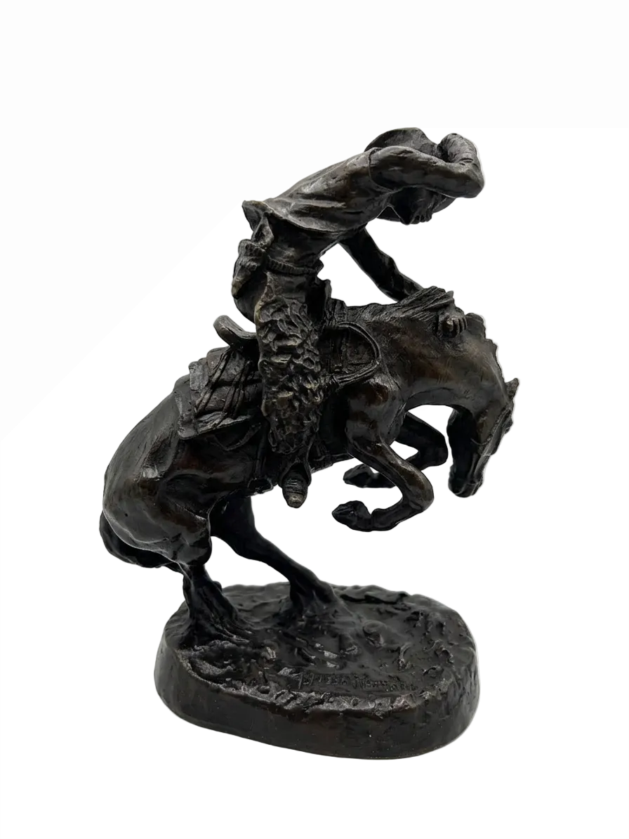 Frederic Remington The Rattlesnake Bronze Statue
