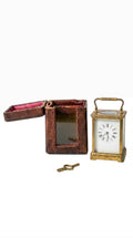 Antique French Georges Gay (GG) Striking Carriage Clock – Museum Quality Set