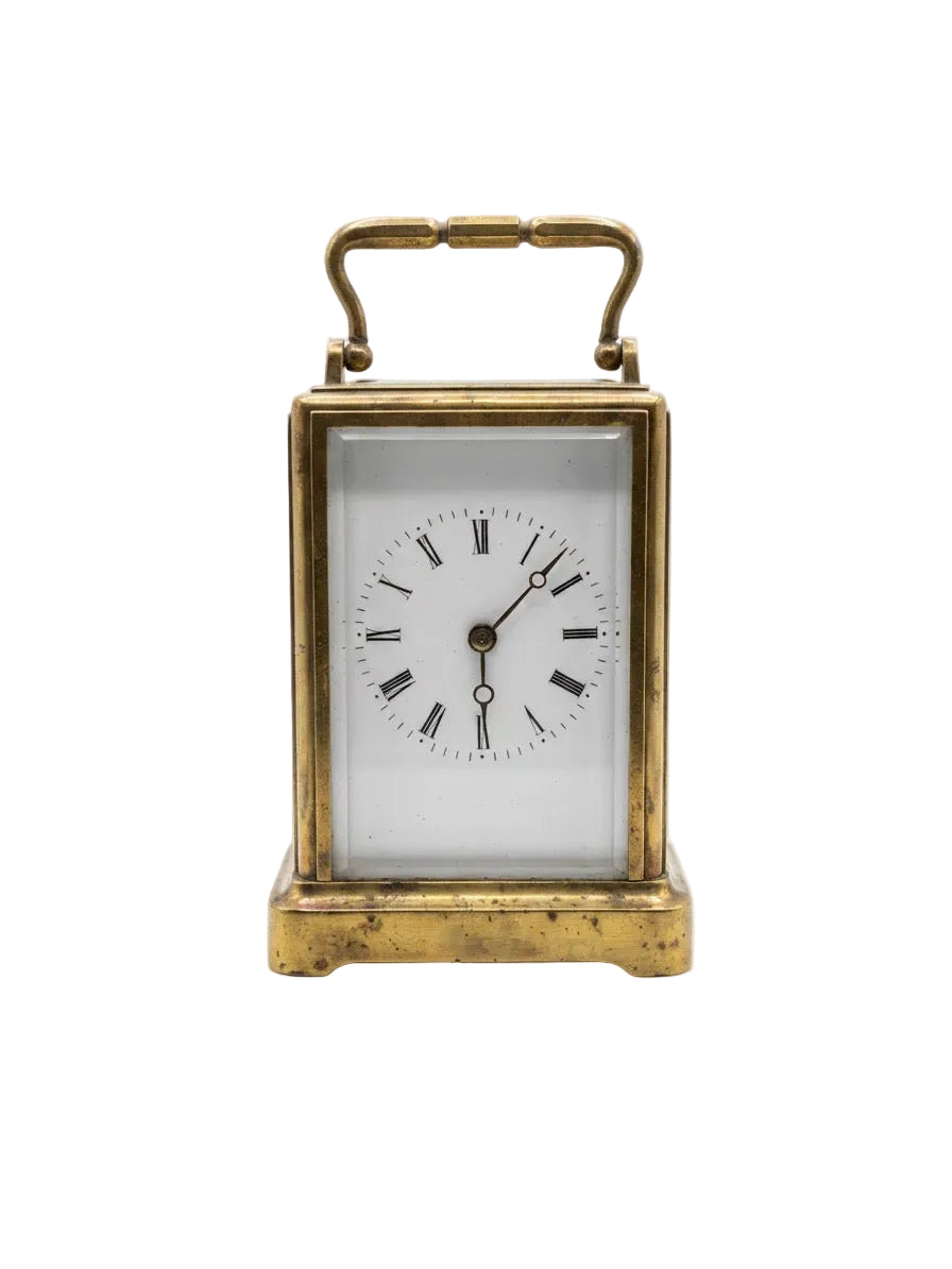 Rare Late 19th Century French Brass Carriage Clock – Breveté S.G.D.G.