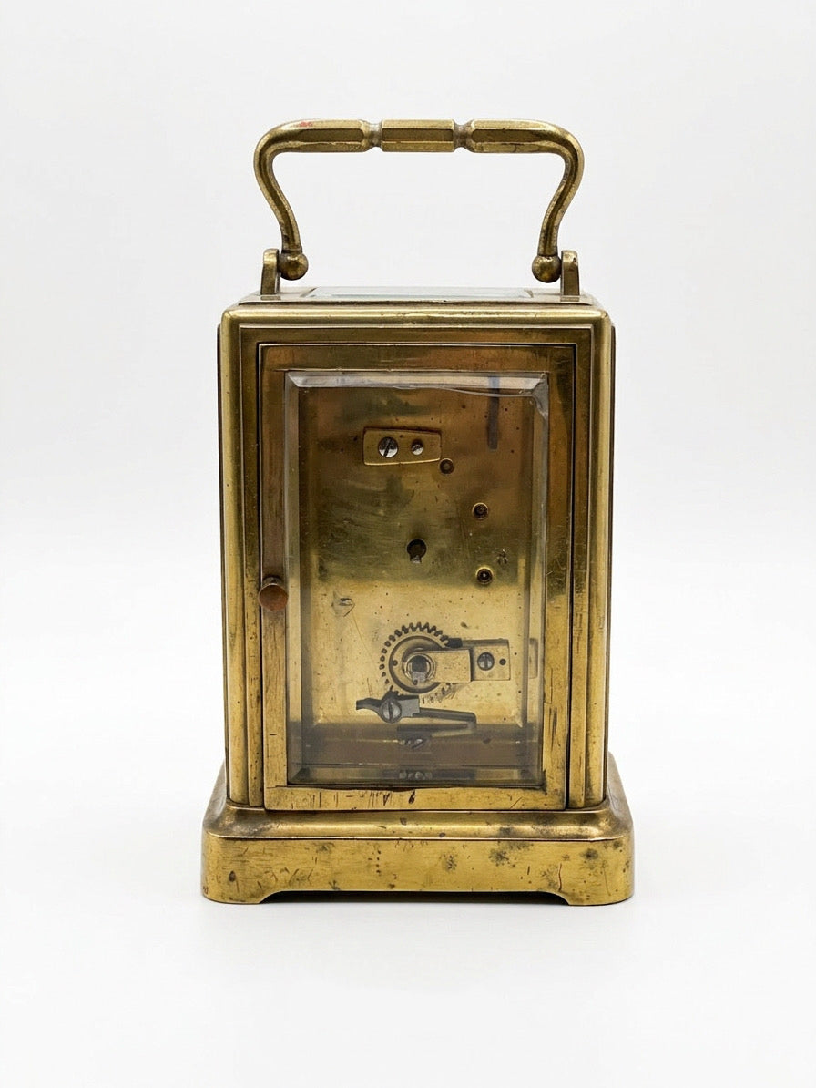 Rare Late 19th Century French Brass Carriage Clock – Breveté S.G.D.G.