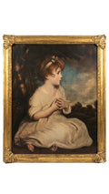 „The Age of Innocence“ von Sir Joshua Reynolds – Großes gerahmtes Porträt