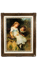 "Sweethearts" by Frederick Morgan – Large Framed Victorian Wall Art