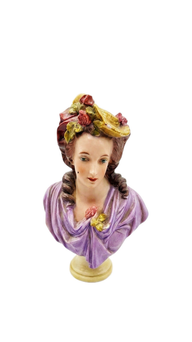 28cm Hand-Painted Lady Bust – The Perfect Accent Piece