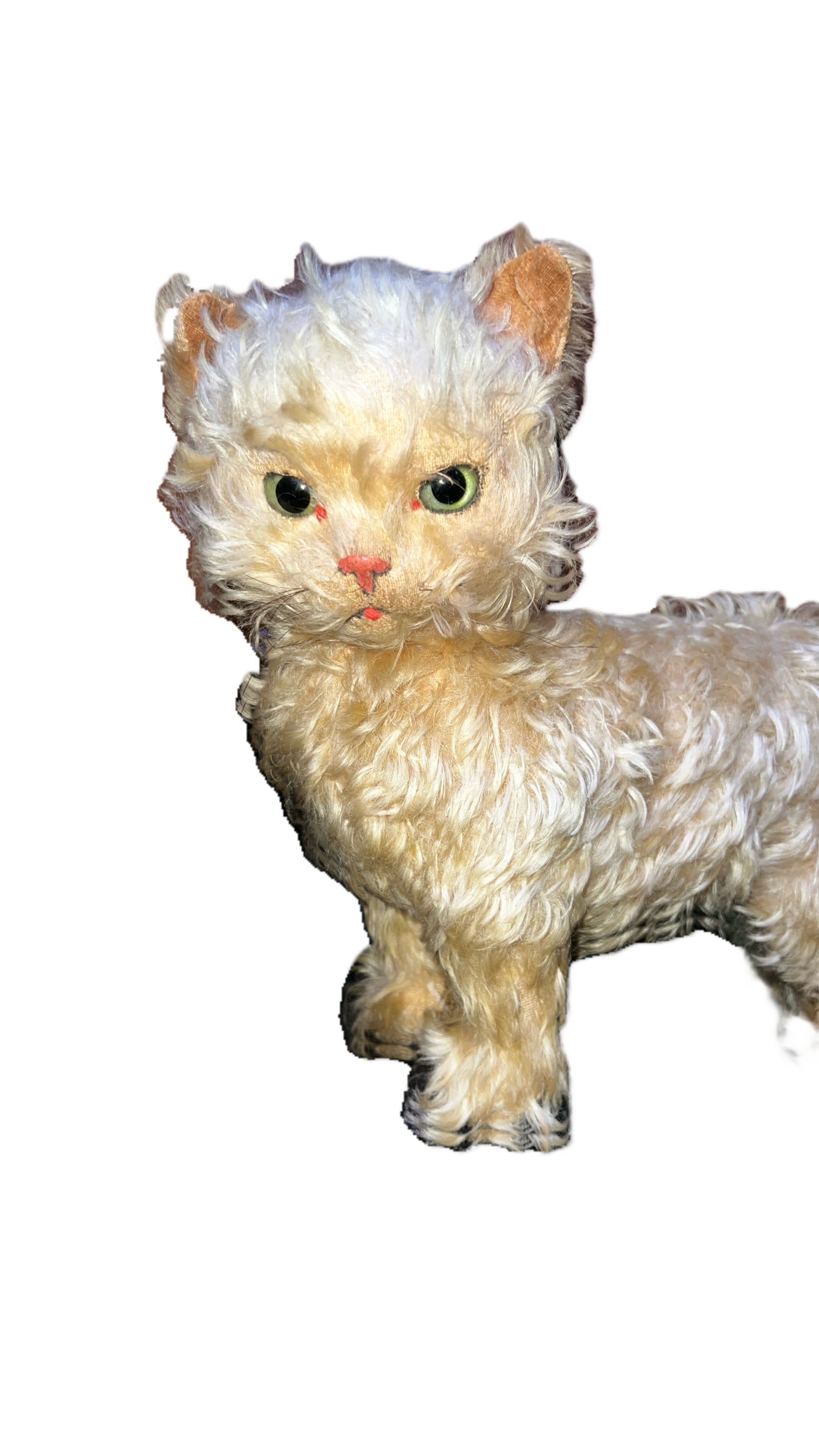 Rare 1930s Merrythought "Marvelous Cat" – Large 31cm Fully Jointed Mohair Antique
