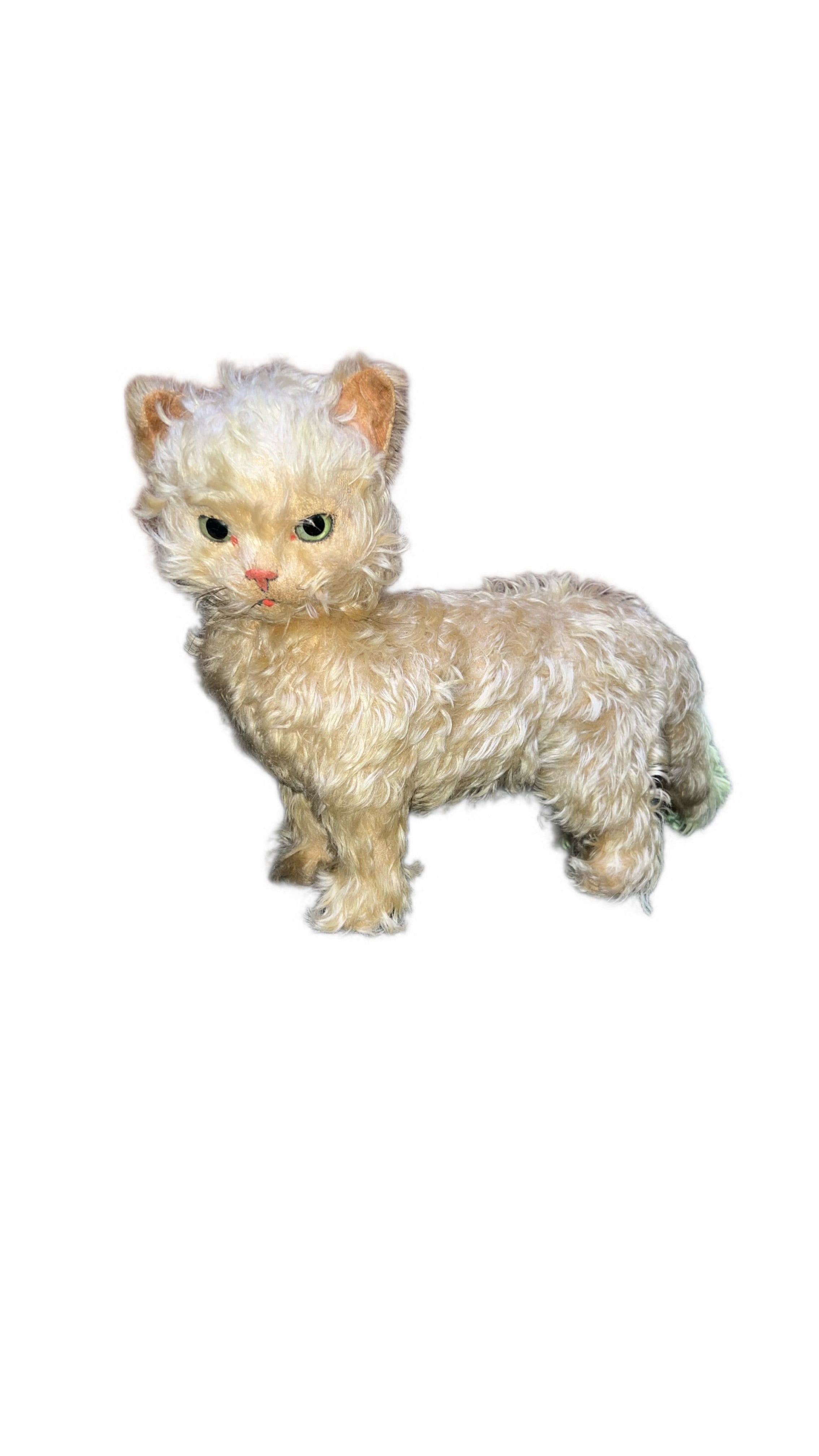 Rare 1930s Merrythought "Marvelous Cat" – Large 31cm Fully Jointed Mohair Antique