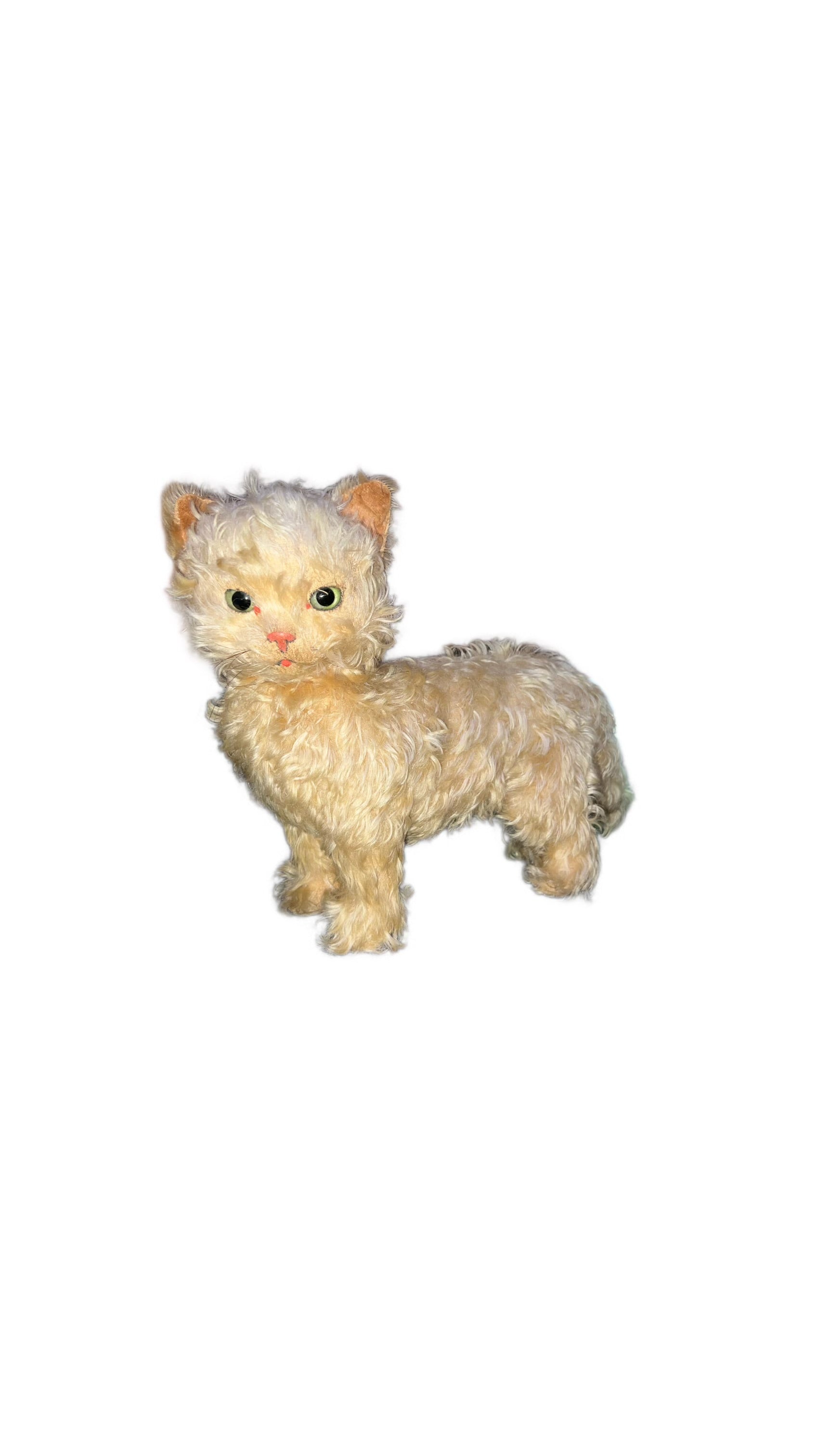Rare 1930s Merrythought "Marvelous Cat" – Large 31cm Fully Jointed Mohair Antique