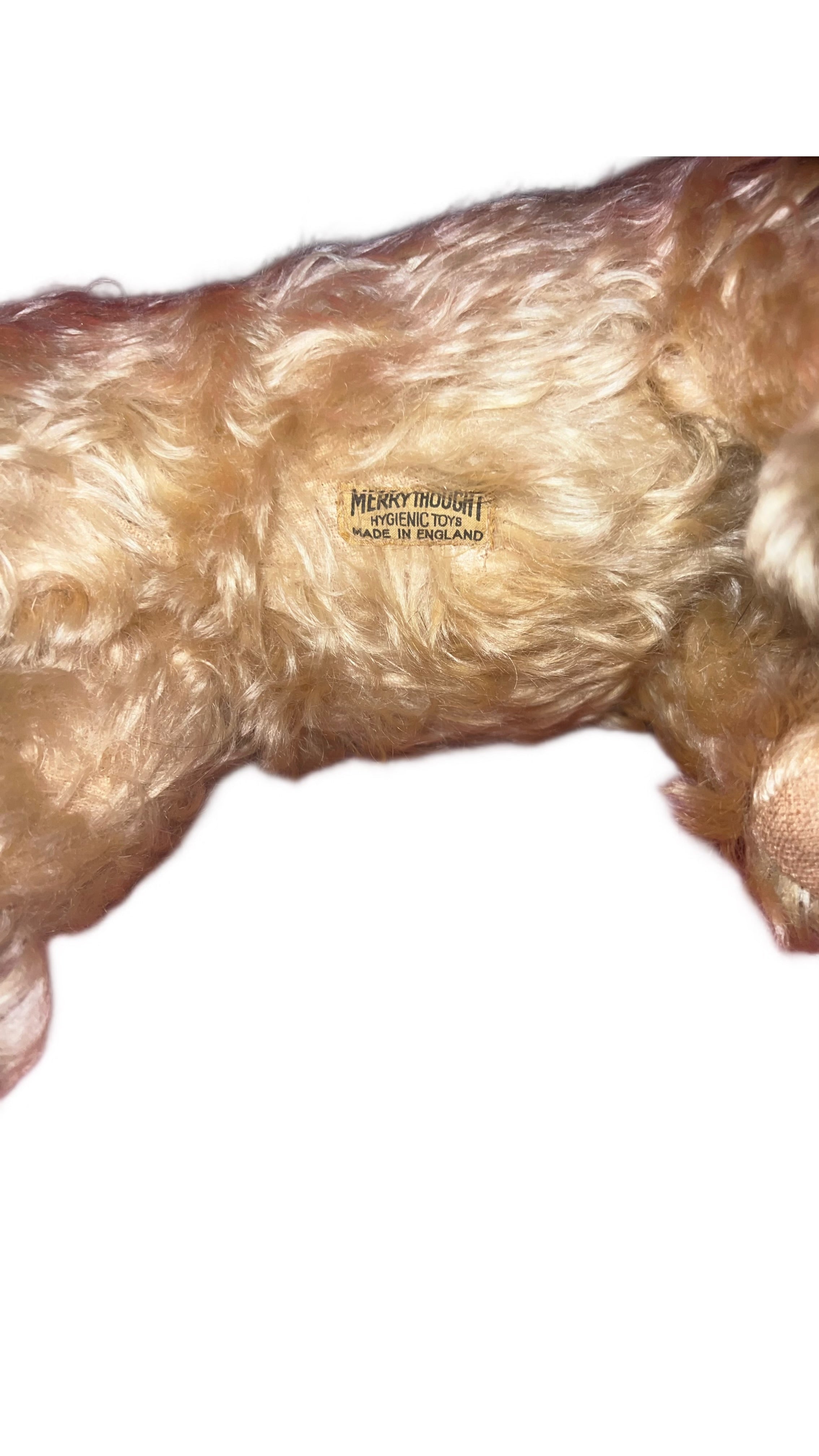 Rare 1930s Merrythought "Marvelous Cat" – Large 31cm Fully Jointed Mohair Antique