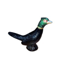 Vintage 1970s Avon Pheasant Decanter - Glass Bird Aftershave Bottle