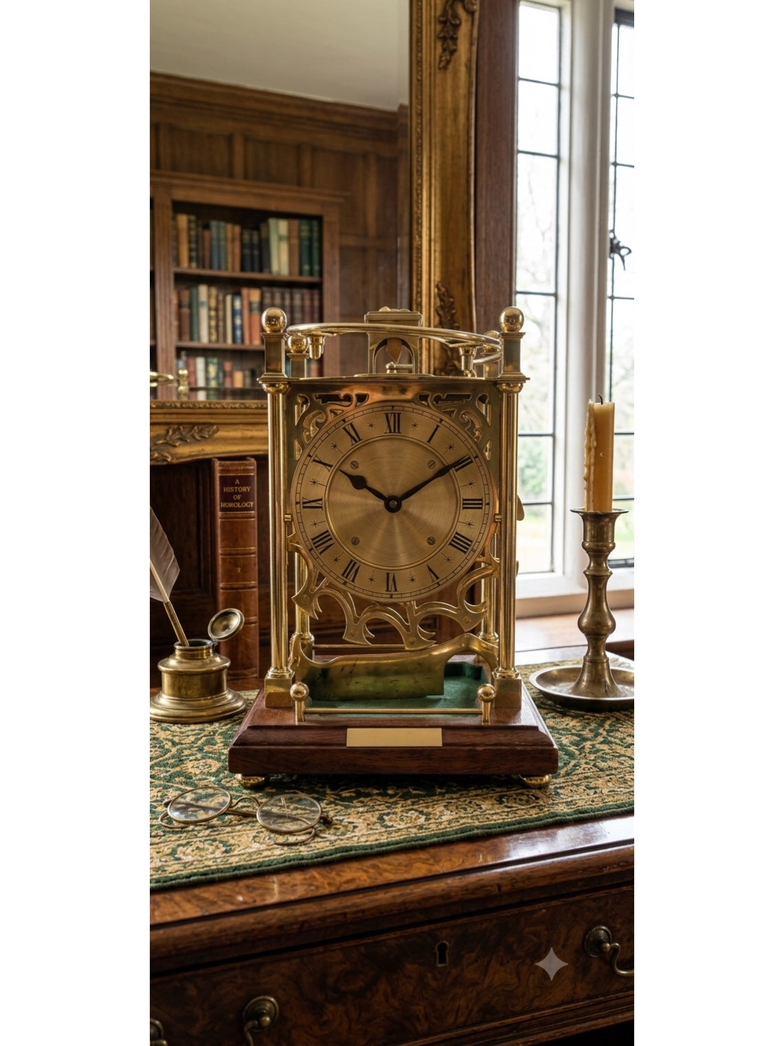 Harding & Bazeley Limited Edition Spherical Weight Clock (c. 1980)