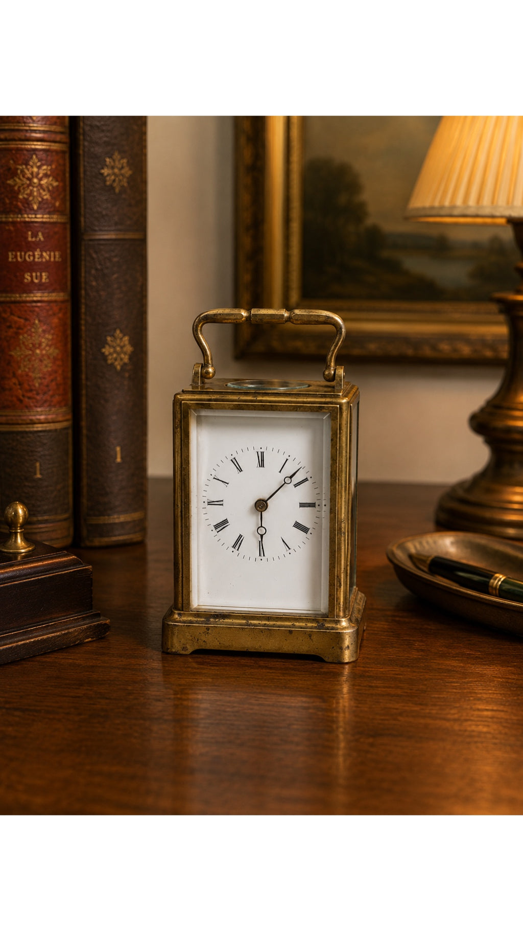 Rare Late 19th Century French Brass Carriage Clock – Breveté S.G.D.G.