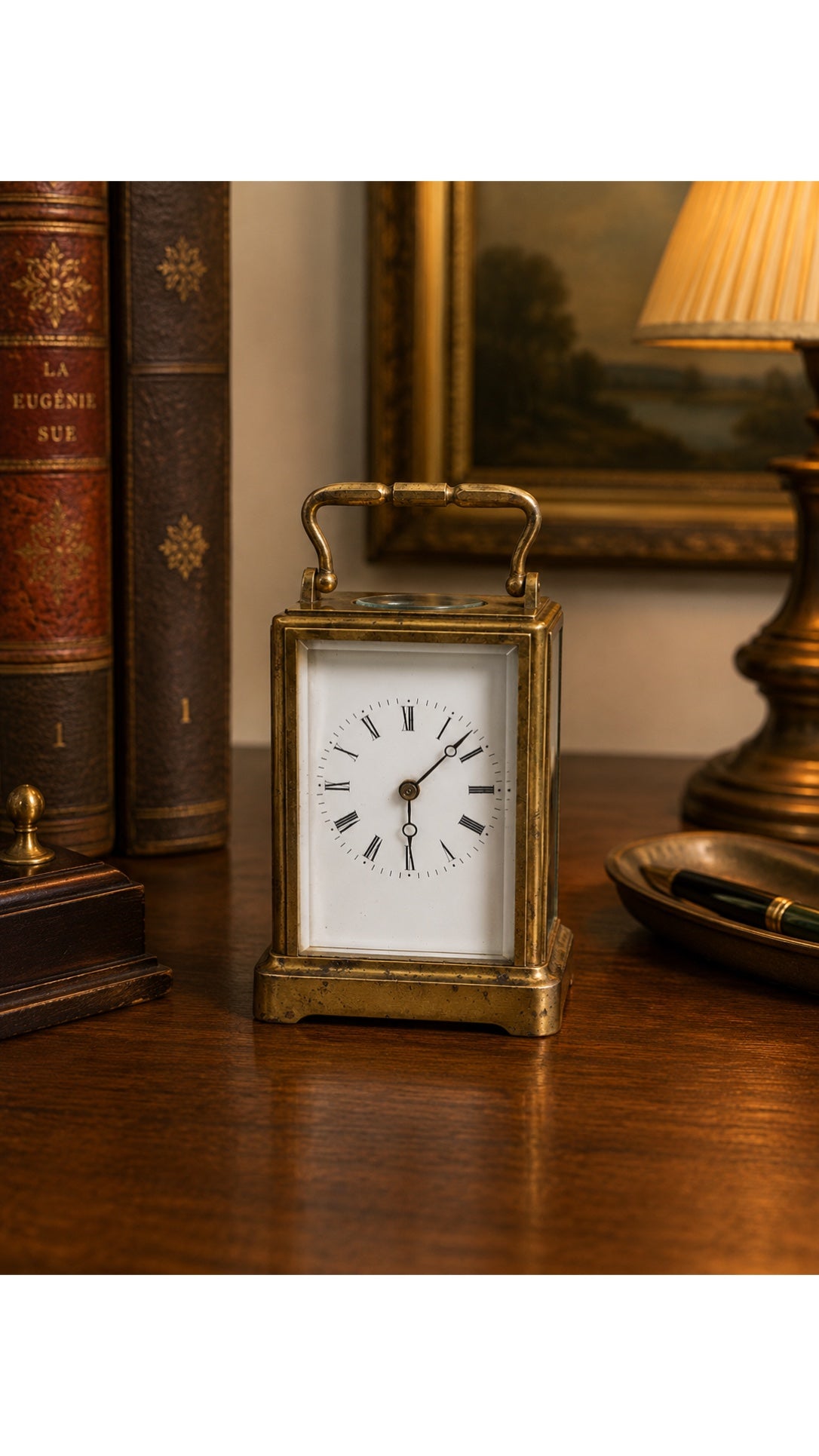 Rare Late 19th Century French Brass Carriage Clock – Breveté S.G.D.G.