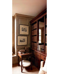 Pair Antique 19th Century Oxford College Steel Engravings | St Peter’s College | Original Frames