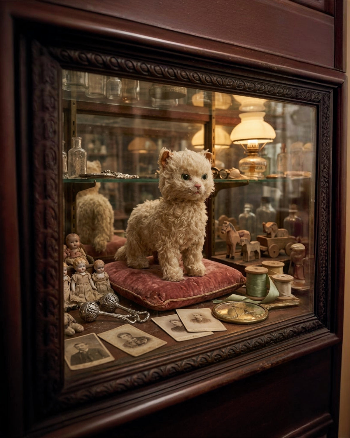 Rare 1930s Merrythought "Marvelous Cat" – Large 31cm Fully Jointed Mohair Antique