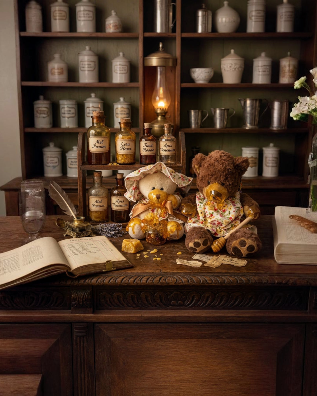 Award-Winning "Honey Bear" Artist Pair – OOAK Handmade in Maleny, QLD