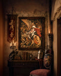 1898 Aime Van Wassenhove Oil Painting – "Saint George and the Dragon"