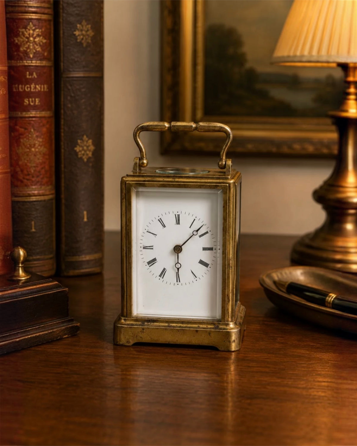 Rare Late 19th Century French Brass Carriage Clock – Breveté S.G.D.G.