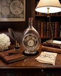 Vintage 1960s Girolamo Luxardo Italian Cherry Wine Decanter with Built-in German Clock
